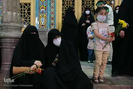حرم کریمه اهل بیت(ع) در شب عید غدیر