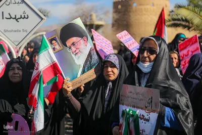 راهپیمایی ۹دی در شیراز