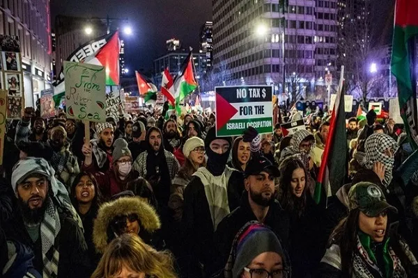 Demonstrasi besar-besaran menyokong Palestin diadakan di 120 bandar di seluruh dunia