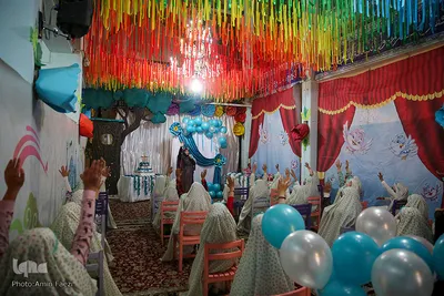 آیین جشن تکلیف دختران در حرم مطهر حضرت شاهچراغ(ع)