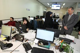 بازدید عضو هیئت رئیسه کمیسیون تلفیق بودجه از ایکنا 