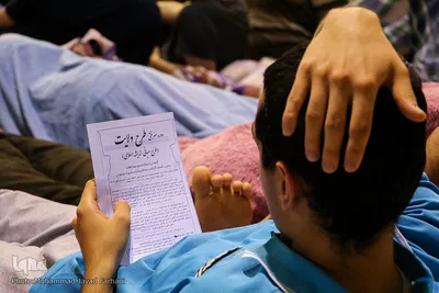 مراسم اعتکاف دانشجویی در دانشگاه تهران