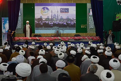تجدید بیعت طلاب با صاحب الزمان(عج) در مسجد جمکران