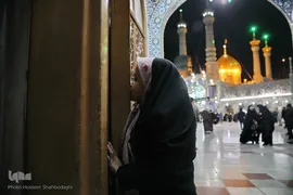 حال و هوای حرم بی بی حضرت معصومه(س) در شب شهادت پدر بزرگوارشان