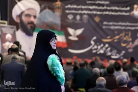 استقبال از پیکر شهید مدافع امنیت در حرم مطهر شاهچراغ(ع)