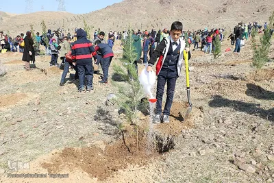 آئین روز درختکاری در البرز