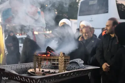 بدرقه کاروان اعزامی ملایری ها به آیین تشییع و وداع آقای شهید ایران