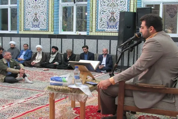 محفل انس قرآن در حسینه قتلگاه بهشهر