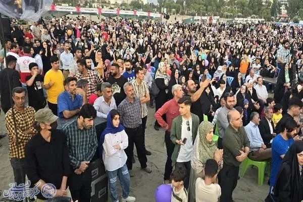 جشن بزرگ محفل قرآنی علویون در ساحل دریای بابلسر
