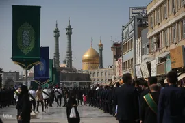 کاروان نمادین ورود حضرت معصومه به قم