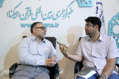 صادق صاحبی، مدیر کمیته نظارت و ارزیابی نمایشگاه قران در غرفه ایکنا