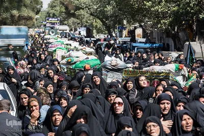 تشییع نمادین شهدای کربلا توسط قوم بنی اسد در قزوین