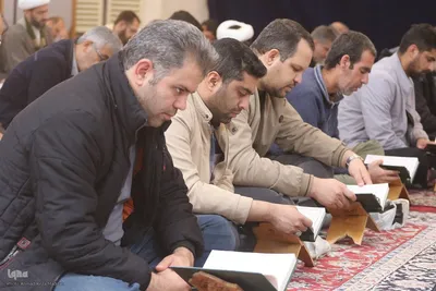 جزءخوانی قرآن کریم در حرم شاهچراغ (ع)