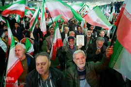 مراسم بزرگداشت اربعین شهدا و جان‌باختگان فتنه صهیونی ـ آمریکایی دی‌ماه ۱۴۰۴