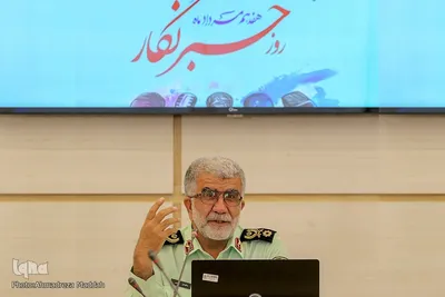 مراسم تجليل از خبرنگاران فعال حوزه فرماندهی انتظامی فارس