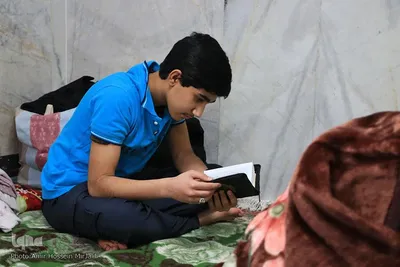 اعتکاف دانش آموزی در یزد