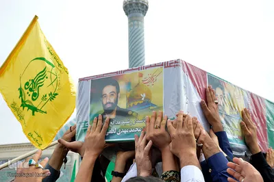 تشییع پیکر شهید مدافع حرم "مهدی لطفی نیاسر"در قم