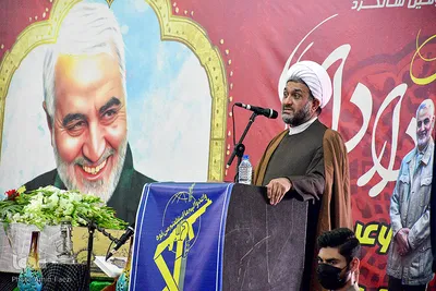 مراسم دومین سالگرد شهادت سپهبد شهید حاج قاسم سلیمانی و یادواره شهدای ۴۶۰۰ شهید ولایت مدار شیراز