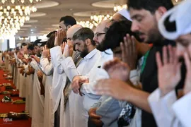 مراسم تشییع پیکر شهید اسماعیل هنیه در دوحه