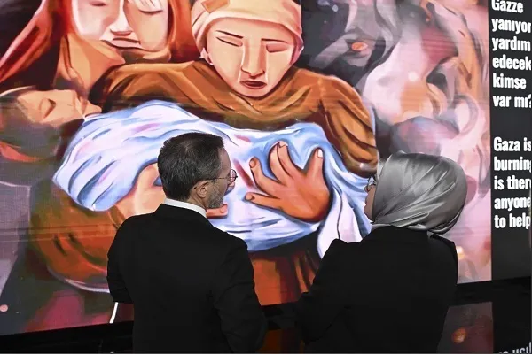 Tragedi Gaza dari mata kanak-kanak dalam pameran Istanbul + Klip