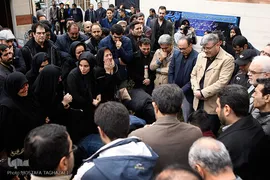 مراسم تشییع پیکر مرحوم «علیرضا تلیانی» خبرنگار ایسنا