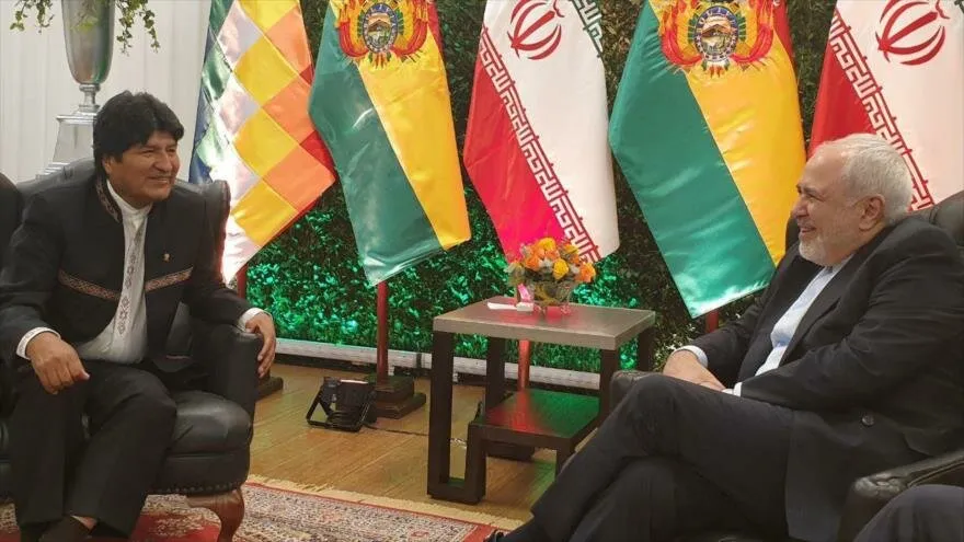 Canciller iraní se entrevista con el presidente de Bolivia