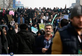راهپیمایی یوم الله ۲۲ بهمن در تهران 
