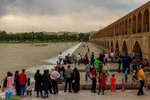 حضور گردشگران پس از یک ماه عبادت در اصفهان‎‎