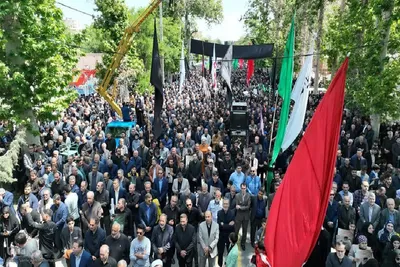 قدردانی مردم ارومیه از رئیس جمهور‎ شهید