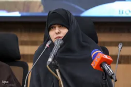 ریحانه سادات رئیسی در نشست «یک دهه سخن رهبر حکیم انقلاب اسلامی با جوانان آمریکا و اروپا»