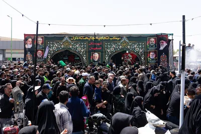 مراسم آیینی جاماندگان اربعین حسینی در اصفهان