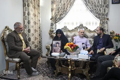 دیدار جامعه قرآنی با خانواده شهید اسماعیل میرزانژاد