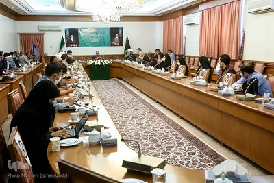 نشست خبری مصطفی خاکسار قهرودی، قائم مقام تولیت آستان قدس رضوی