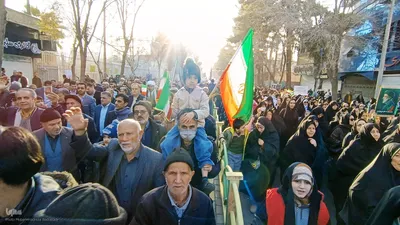 راهپیمایی همبستگی ملی در کاشان