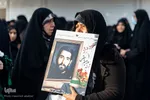 تشییع پیکر مطهر ۴ شهید گمنام دفاع مقدس در کرج‎‎