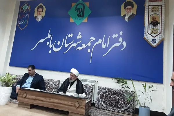 نشست اعضای بسیج رسانه و امام جمعه شهرستان بابلسر
