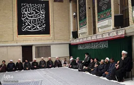 مراسم عزاداری اربعین حسینی با حضور هیئت‌های دانشجویی در حسینیه امام خمینی(ره)