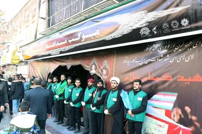 تشییع پیکر مطهر شهدای گمنام تازه تفحص شده در ارومیه‎