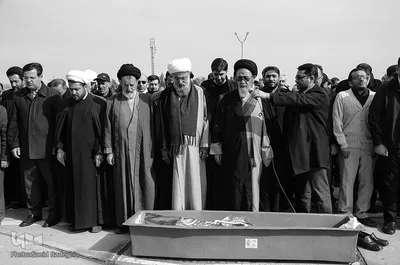 تشییع پیکر «فرهاد موذن» قاری قرآن در تبریز