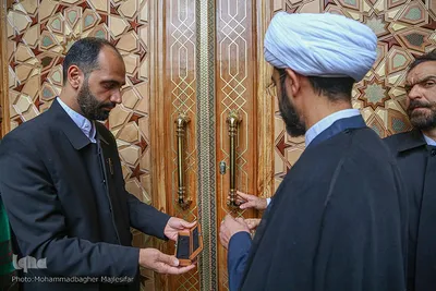 آیین بازگشایی ضریح حرم حضرت زینب خواهر امام رضا (ع)