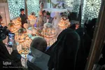 مراسم عقد زوج‌های جوان در آستان علی‌بن مهزیار اهوازی 