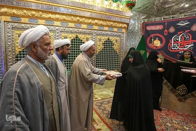 برگزاری همایش تقدیر از مبلغین اربعین، در حرم مطهر شاهچراغ