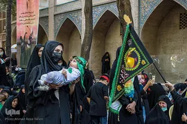 حسینیه ایران؛ سوگواره شیرخوارگان حسینی در چهارباغ عباسی اصفهان