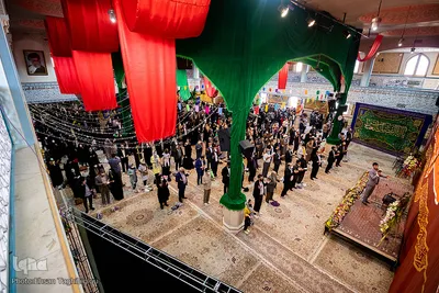 مراسم تحویل سال ۱۴۰۰ در حسینیه اعظم زنجان