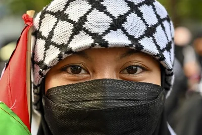 Indonesier protestieren um Einfälle der Israelis in die Al-Aqsa-Moschee zu verurteilen