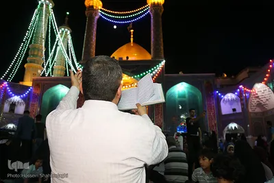 شب میلاد امام رضا(ع) در بارگاه کریمه اهل بیت(س)