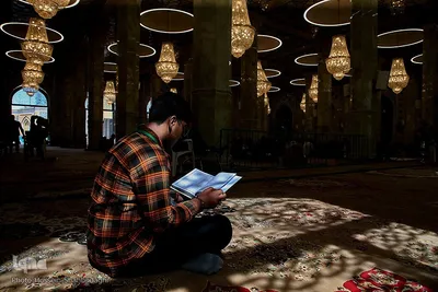 محفل انس با قرآن کریم در مسجد اعظم قم