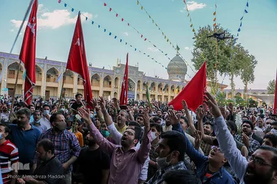 حضور هیئت های مذهبی جوان شهر شیراز در حرم مطهر شاهچراغ