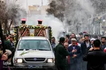 استقبال مردم اهر از پیکر پاک و مطهر شهید گمنام ۸ سال دفاع مقدس