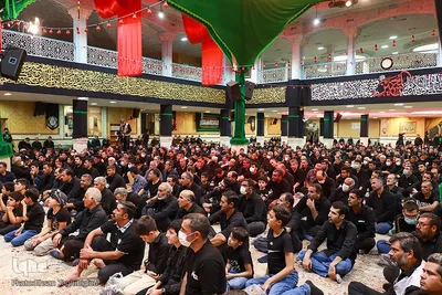 عزاداری شب ششم محرم حسینیه اعظم زنجان‎‎